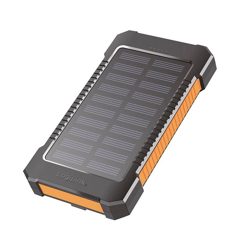 Foto van Logilink pa0290 pa0290 powerbank op zonne-energie 6000 mah