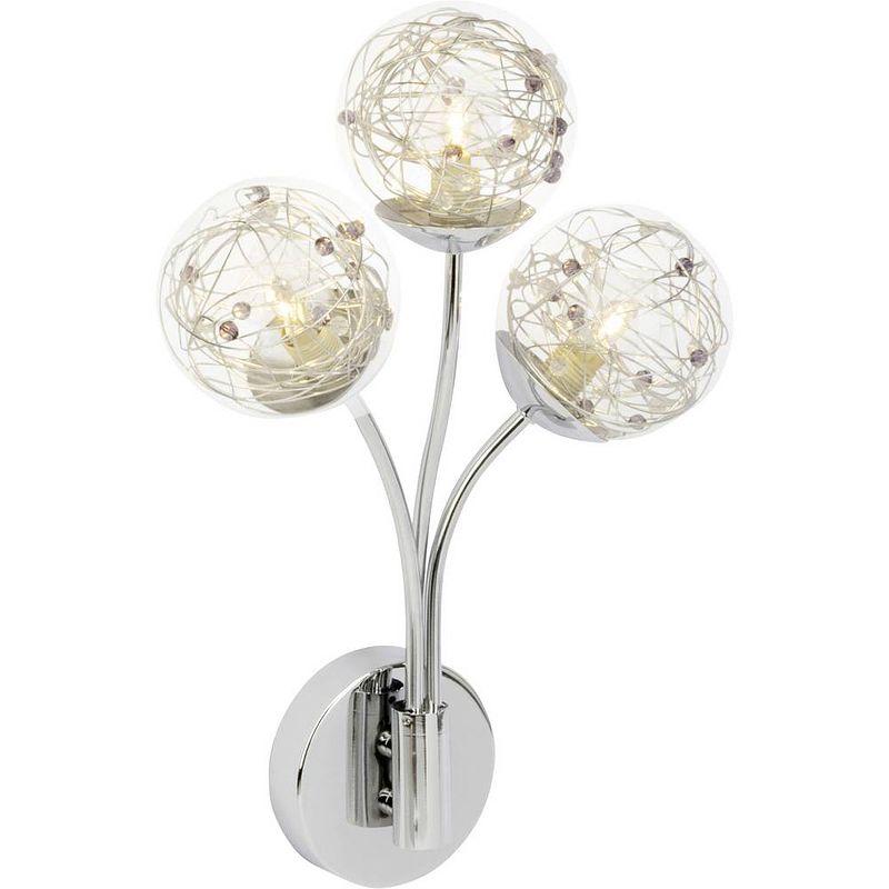 Foto van Brilliant joya 00293/15 wandlamp g9 99 w halogeen chroom