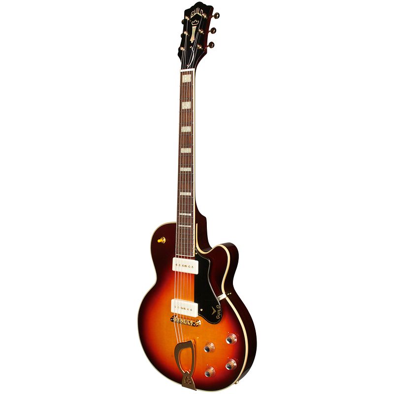 Foto van Guild m-75 aristocrat antique burst semi-akoestische gitaar