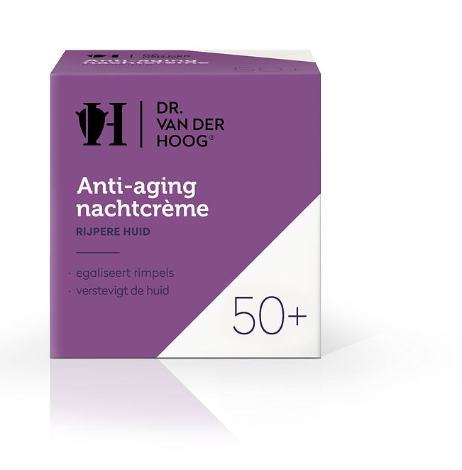 Foto van Dr van der hoog anti-aging nachtcreme 50+