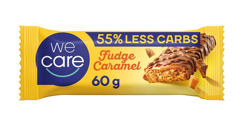 Foto van We care low carb fudge caramel 60g bij jumbo