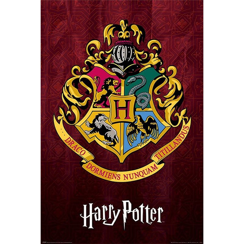 Foto van Pyramid harry potter hogwarts school crest poster 61x91,5cm