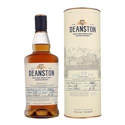 Foto van Deanston 12 years un-chill filtered 70cl whisky + giftbox