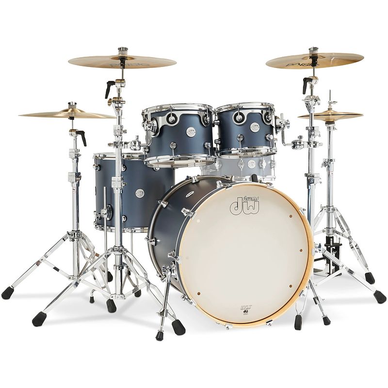 Foto van Dw drums design series maple blue slate 4d. shellset