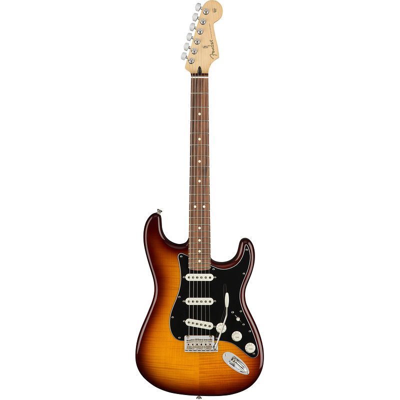 Foto van Fender player stratocaster plus top tobacco sunburst pf