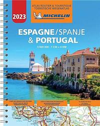 Foto van Michelin atlas spanje/portugal 2023 - spiraalgebonden (9782067257191)