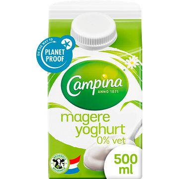 Foto van Campina magere yoghurt 500ml bij jumbo