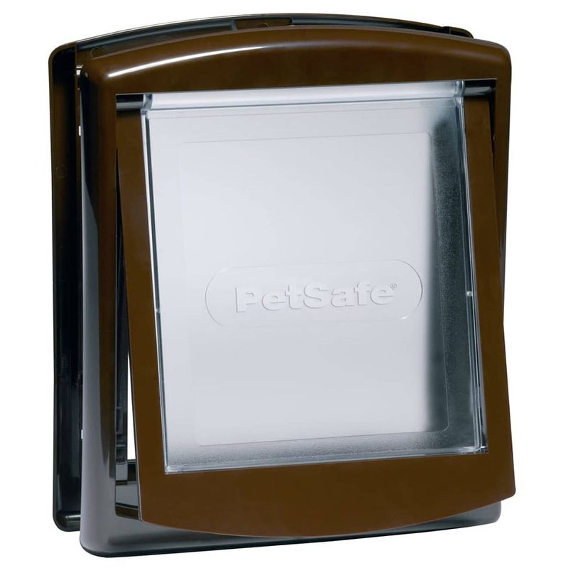 Foto van Petsafe huisdierenluik 2 richtingen 730 small 17,8 x 15,2 cm bruin 5018