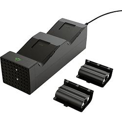 Foto van Trust gxt250 duo charge dock xb0x laadstation controller voor xbox series x, xbox series