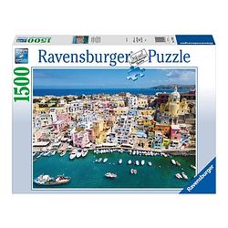 Foto van Ravensburger puzzel italiaanse landschappen ista su procida - 1500 stukjes