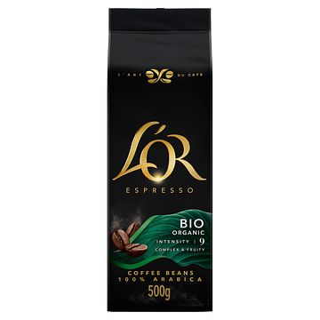 Foto van L'sor espresso bio koffiebonen 500g bij jumbo