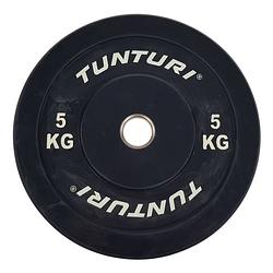 Foto van Tunturi bumper plate 5kg black