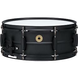 Foto van Tama bst1455bk metalworks black steel snaredrum 14 x 5.5 inch