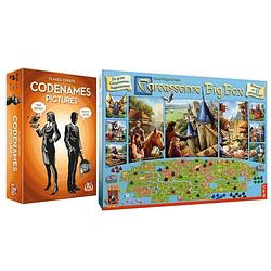 Foto van Spellenbundel - 2 stuks - codenames pictures & carcassonne big box 3