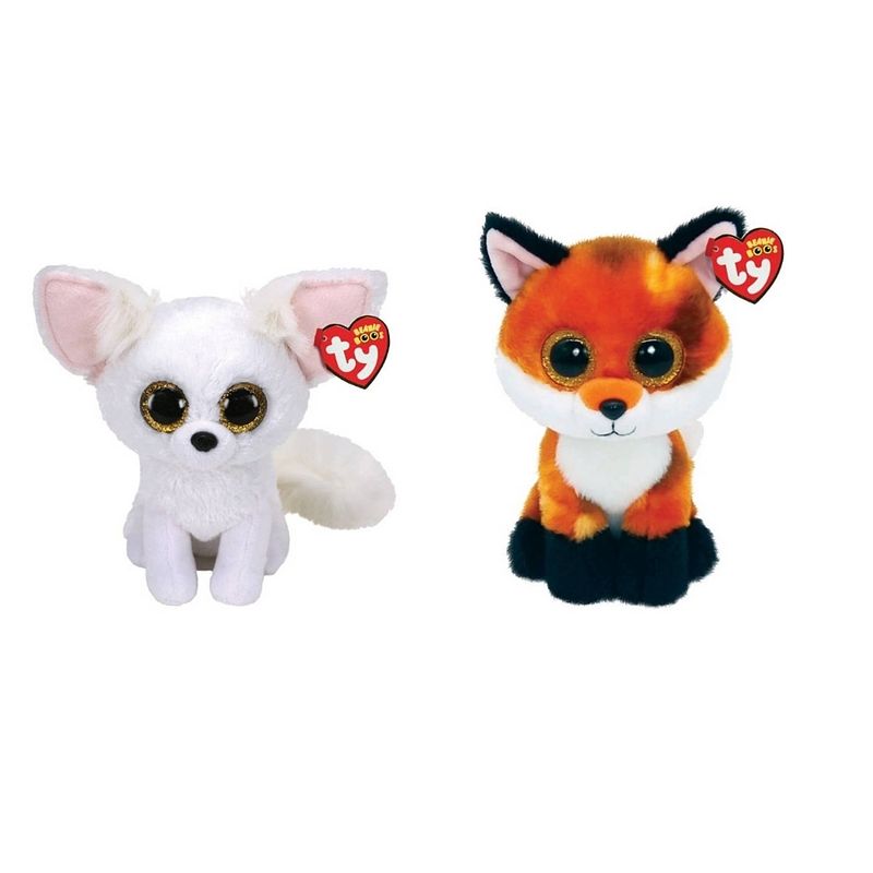 Foto van Ty - knuffel - beanie boo'ss - phoenix fox & fox