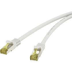 Foto van Renkforce rf-4149873 rj45 netwerkkabel, patchkabel cat 6a s/ftp 10.00 m grijs snagless, vlambestendig 1 stuk(s)