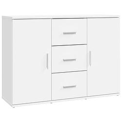 Foto van Vidaxl dressoir 91x29,5x65 cm bewerkt hout wit