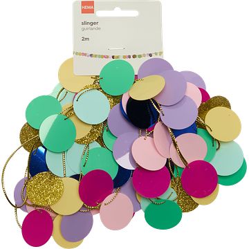 Foto van Hema slinger cirkels multicolor bij jumbo