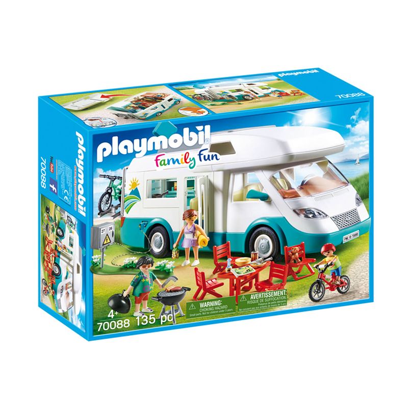 Foto van Playmobil family fun camper met familie 70088