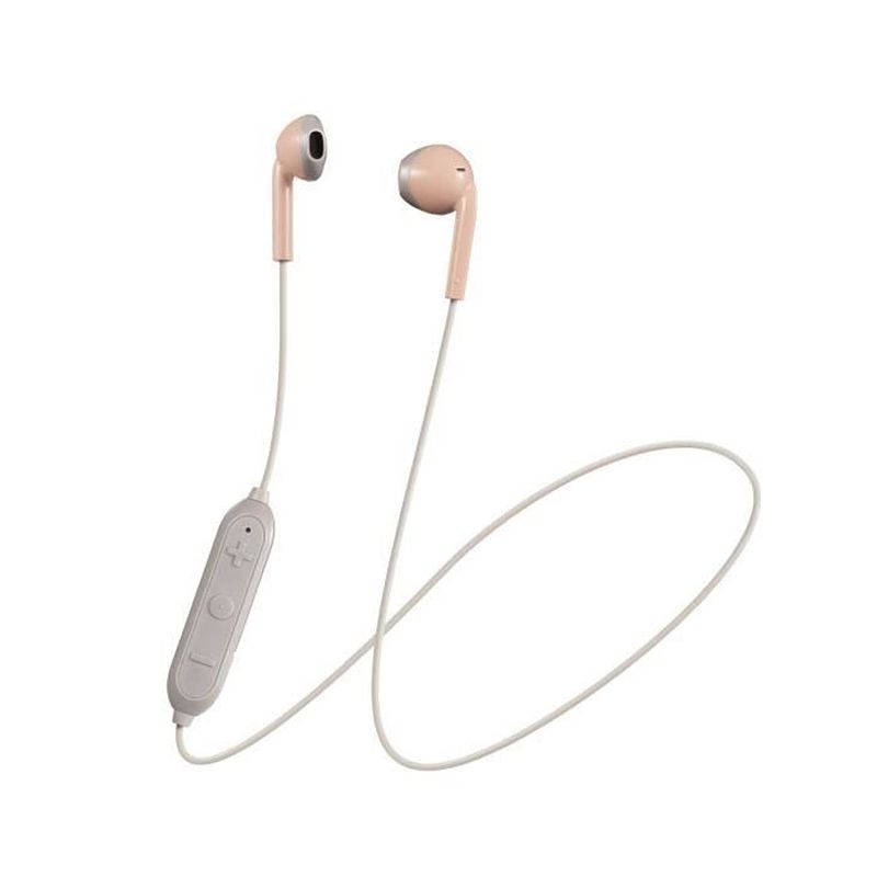 Foto van Jvc - bluetooth-oortje, in-ear, anti-transpiratie ha-f19bt-pte poeder roze grijs bruin