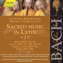 Foto van J.s. bach: sacred music in latin 2 (bwv235,236,237,238,240,241,242,1081) - cd (4010276015727)