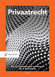 Foto van Privaatrecht - a. buitenkamp, j.c. duivenvoorden- van rossum - paperback (9789001747633)