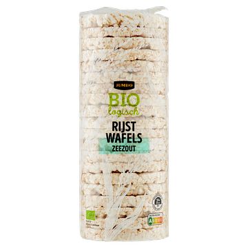 Foto van Jumbo biologisch rijstwafels zeezout 130g