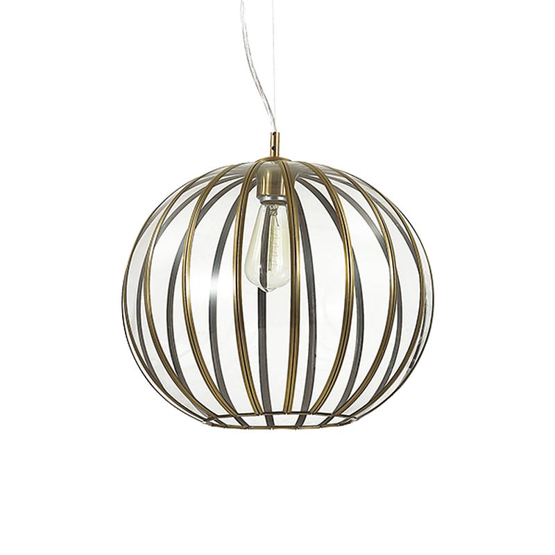 Foto van Stijlvolle ideal lux rondo hanglamp - modern design - zwart