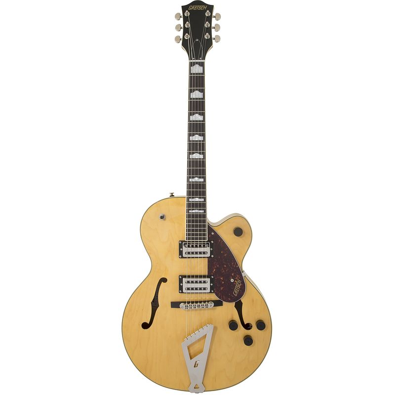 Foto van Gretsch g2420 streamliner hollowbody sc village amber