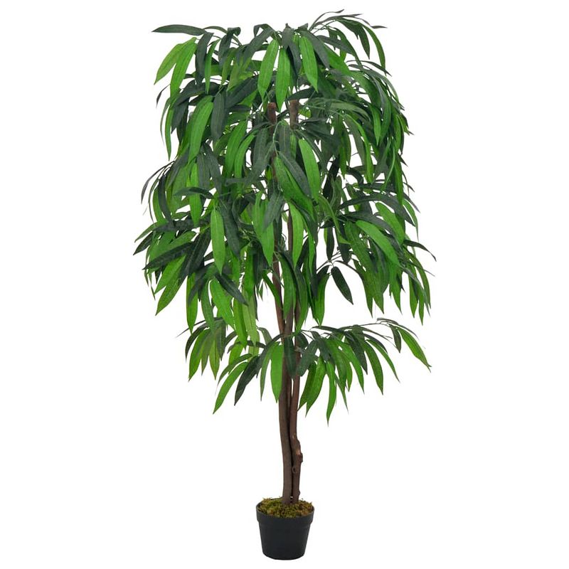 Foto van Vidaxl kunstplant met pot mangoboom 140 cm groen