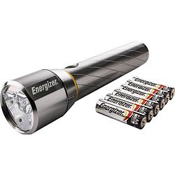 Foto van Energizer vision hd metal 6 aa zaklamp werkt op batterijen led groot bereik 1500 lm 15 h 479 g