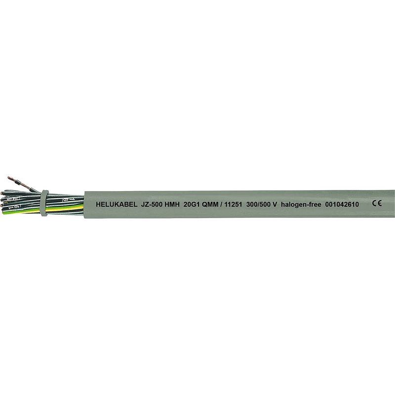 Foto van Helukabel jz-500 hmh stuurstroomkabel 7 g 2.50 mm² grijs 11281-1000 1000 m