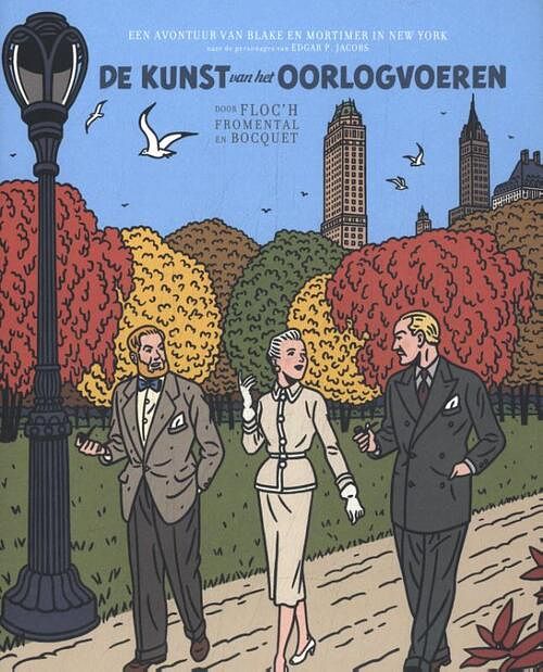 Foto van Blake en mortimer door floc'sh - de kunst van het oorlogvoeren - jean-luc fromental, jose-louis bocquet - hardcover (9789002279829)