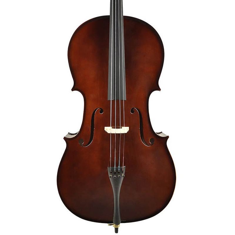 Foto van Leonardo lc-2044 4/4 cello met strijkstok en draagtas