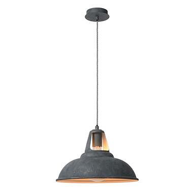 Foto van Lucide hanglamp markit - ø35 cm - zink - leen bakker