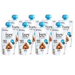 Foto van Isey skyr pouch toffee 8 x 140g bij jumbo