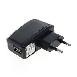 Foto van Compacte stopcontact usb adapter - 2a - zwart