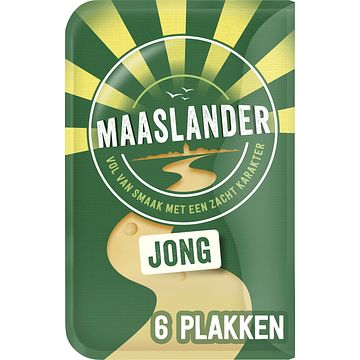 Foto van Maaslander 50+ jonge kaas plakken 150g bij jumbo