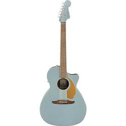 Foto van Fender newporter player ice blue satin elektrisch-akoestische westerngitaar