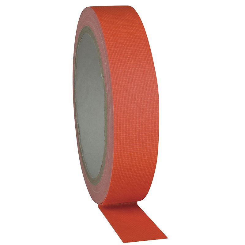 Foto van Showgear gaffa tape neon 19 mm x 25 m, oranje