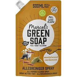 Foto van Marcel'ss green soap allesreiniger spray sandalwood cardamom refill pack 500ml bij jumbo