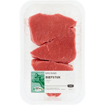 Foto van Jumbo biefstuk 3 stuks ca. 390g