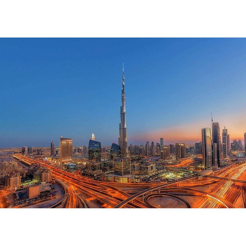 Foto van - burj khalifah - fotobehang - 366 x 254 cm - multi