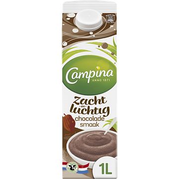 Foto van Campina dessert zacht en luchtig chocolade 1l bij jumbo