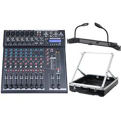 Foto van Devine mixdesk 1002fx-mp 19 inch rackmount case set