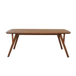 Foto van Light&living eettafel 220x100x76 cm quenza acacia hout