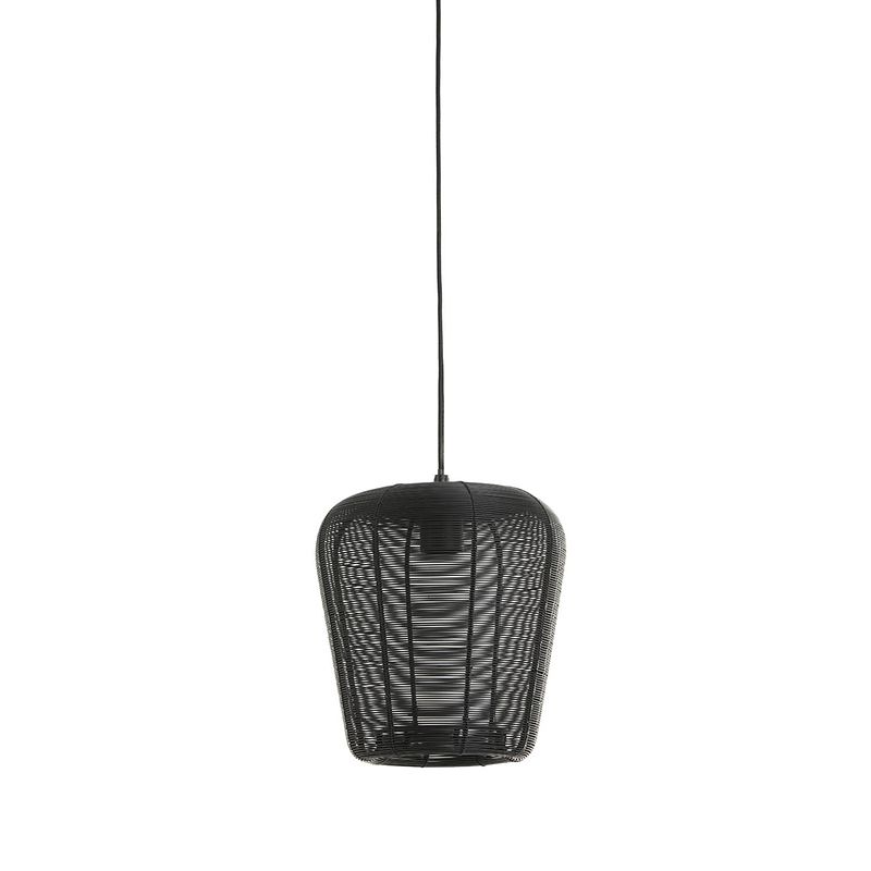 Foto van Light & living - hanglamp adeta - 23x23x25 - zwart