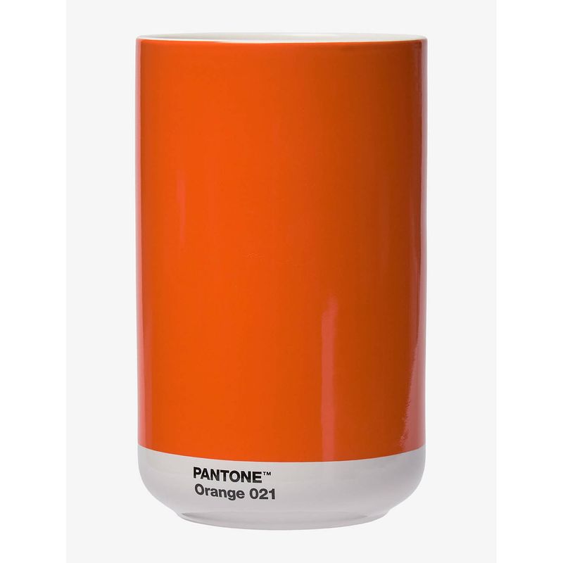 Foto van Copenhagen design - pot multifunctioneel 1 liter - orange 021 c - porselein - oranje