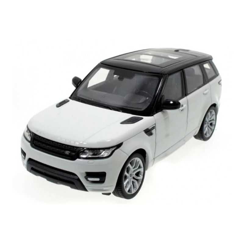 Foto van Modelauto land rover range rover sport 2014 wit schaal 1:24/20 x 8 x 7 cm - speelgoed auto'ss