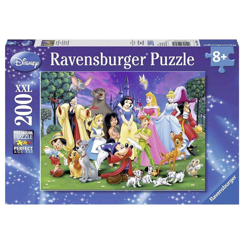 Foto van Ravensburger puzzel disney disney´s lievelingen - 200 stukjes